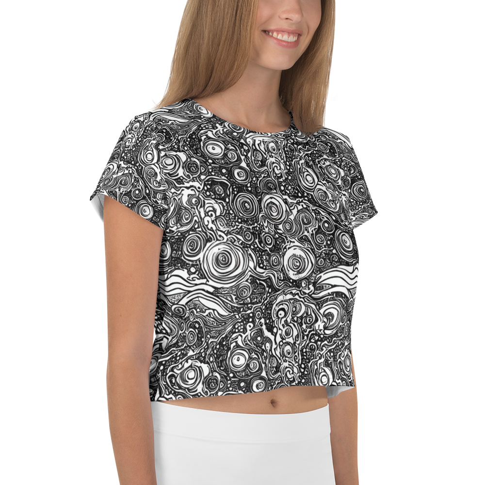 Women's Crop Tee - Swirling Stories