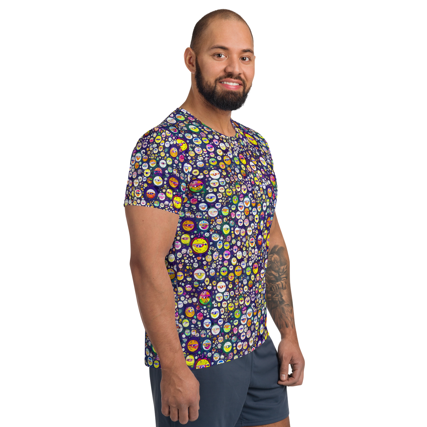 Men's Athletic T-Shirt - Whimsical Eyescape