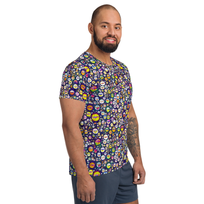 Men's Athletic T-Shirt - Whimsical Eyescape