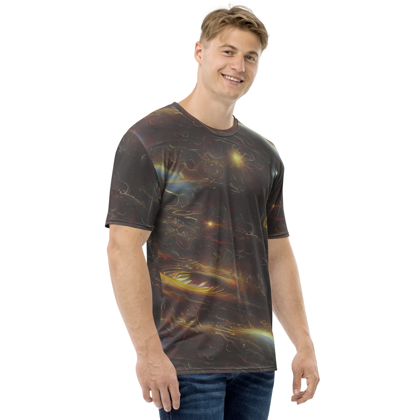 Men's Crew Neck T-Shirt - Quantum Illusions