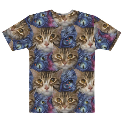 Men's Crew Neck T-Shirt - Feline Fantasy