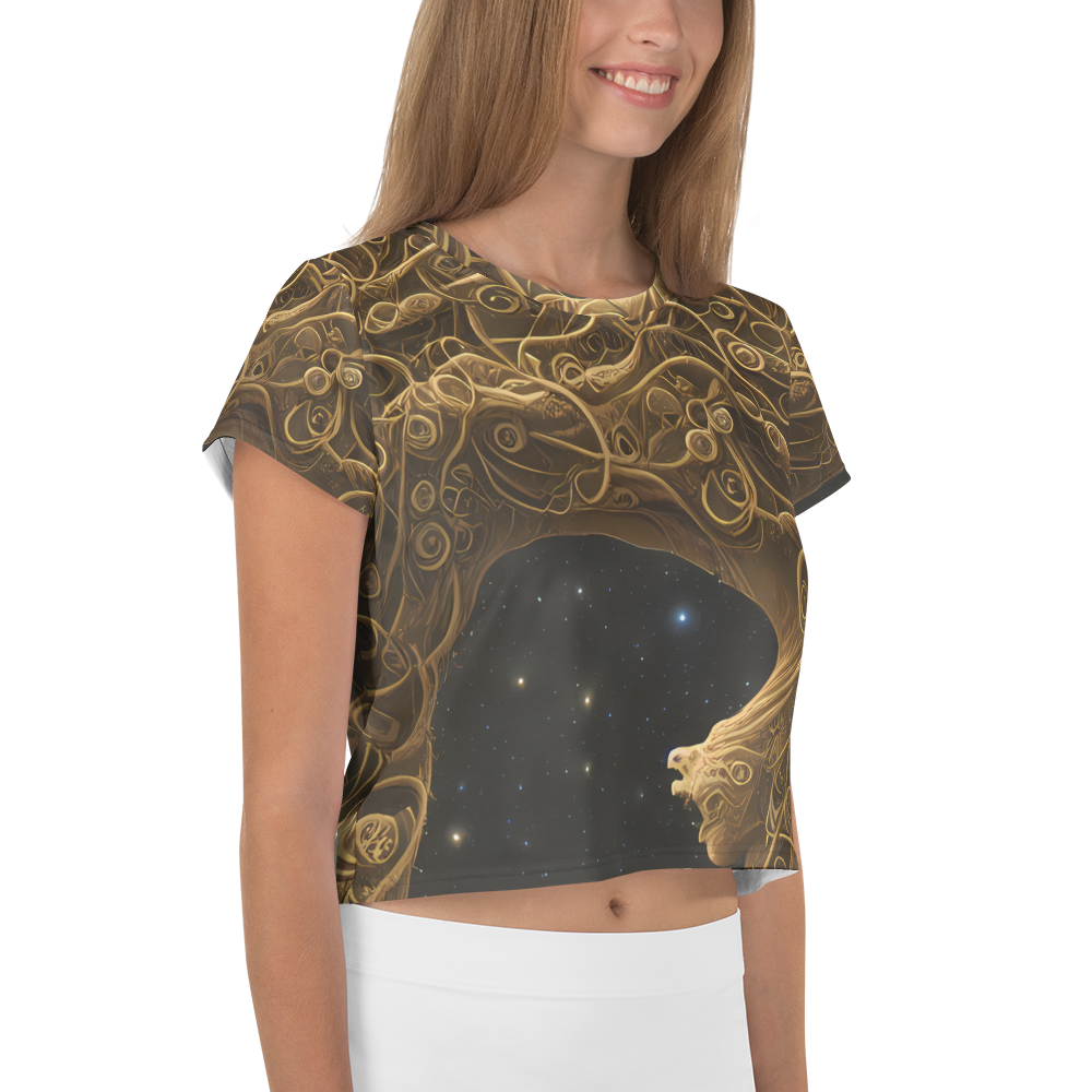 Women's Crop Tee - Gilded Reverie