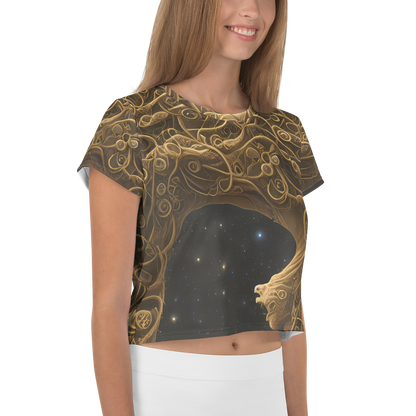 Women's Crop Tee - Gilded Reverie