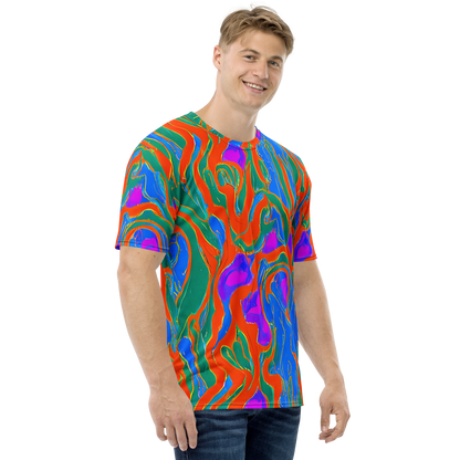 Men's Crew Neck T-Shirt - Childish Strokes