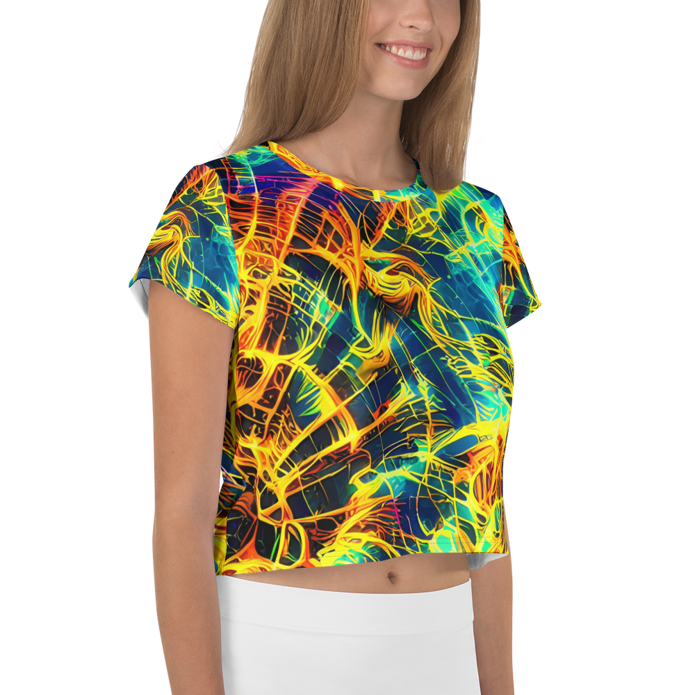 Women's Crop Tee - Kapp's Kaleidoscope