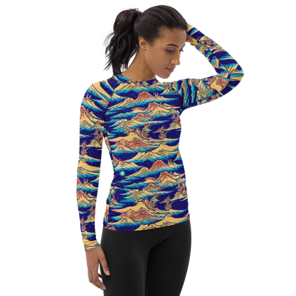 Women's Rash Guard - Mystical Mountain Mirage