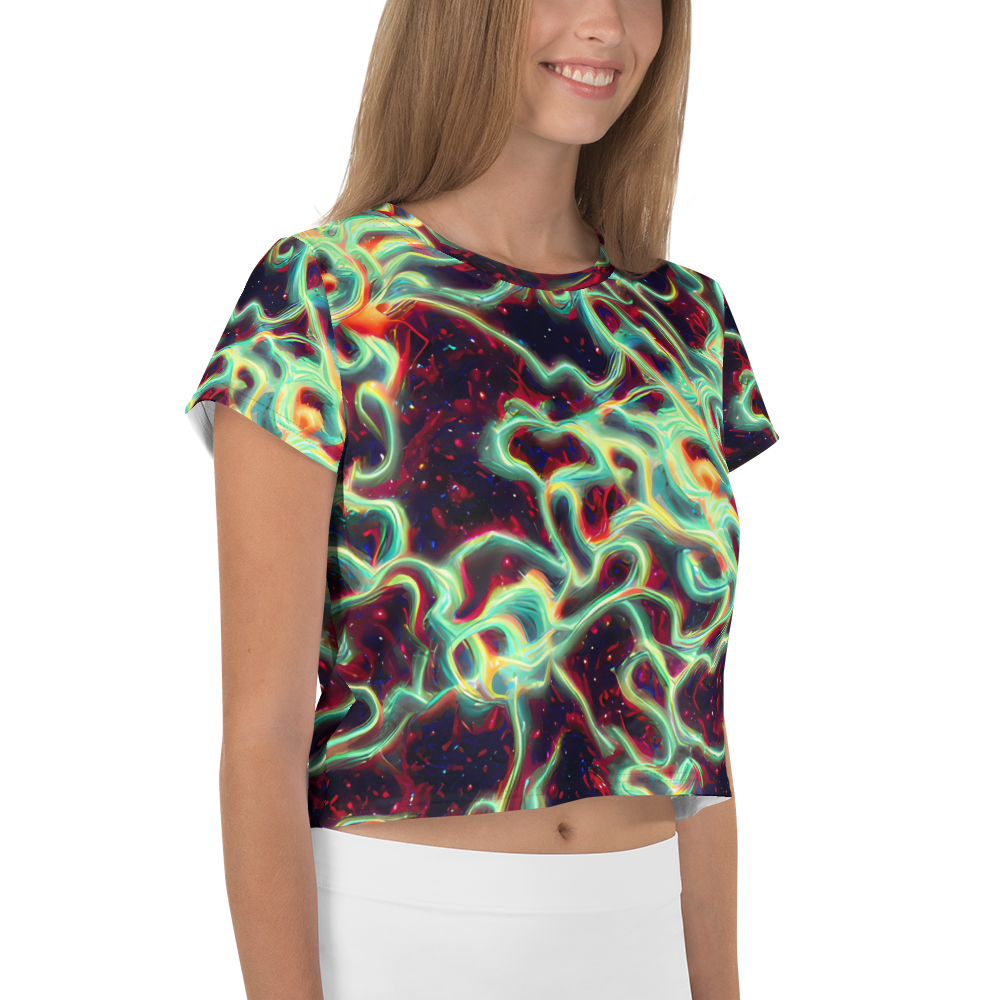 Women's Crop Tee - Chimeric Currents