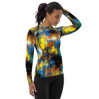 Women's Rash Guard - Wallis Warp