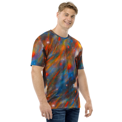 Men's Crew Neck T-Shirt - Painterly Void