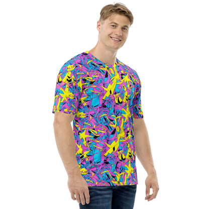 Men's Crew Neck T-Shirt - Neon Jive