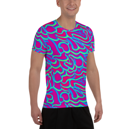 Men's Athletic T-Shirt - Aquatic Ember
