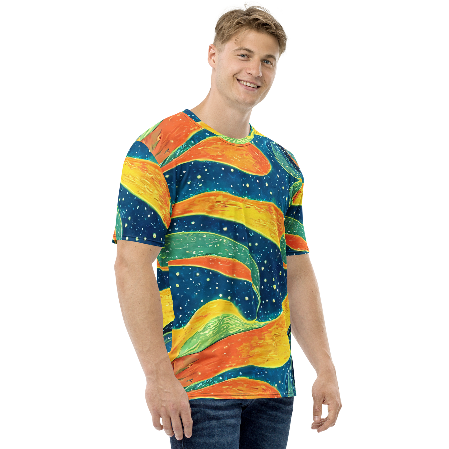 Men's Crew Neck T-Shirt - Celestial Harmony