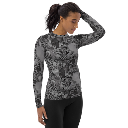 Women's Rash Guard - Dusk Enigma