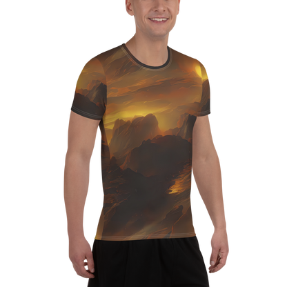 Men's Athletic T-Shirt - Sunset Shores