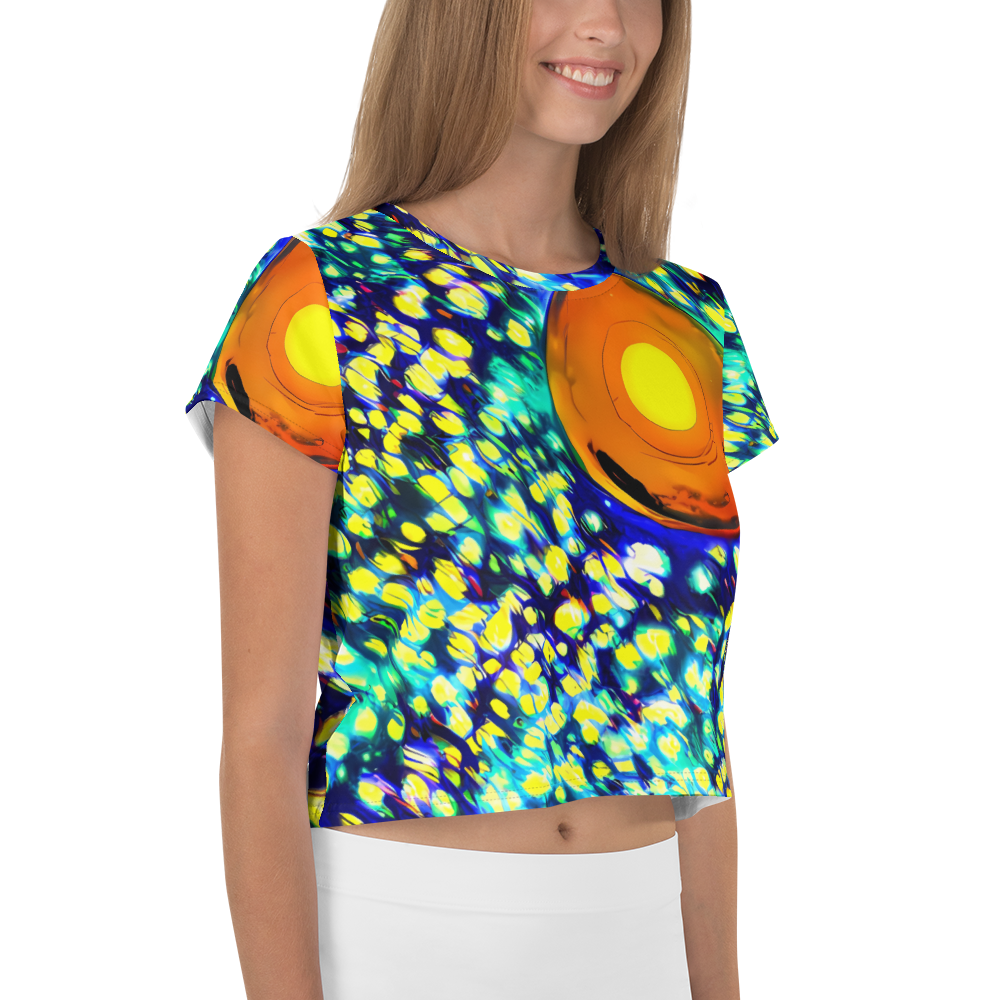 Women's Crop Tee - Illuminated Whirl