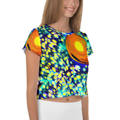 Women's Crop Tee - Illuminated Whirl