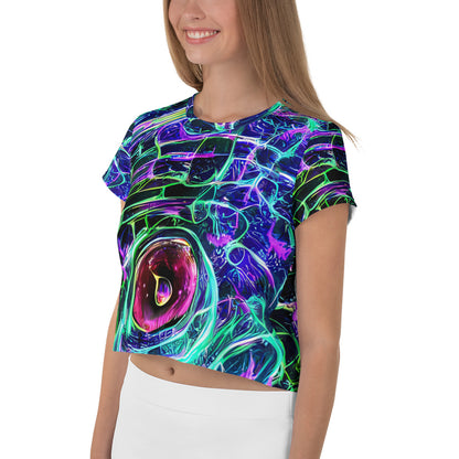 Women's Crop Tee - Chalmers Vortex