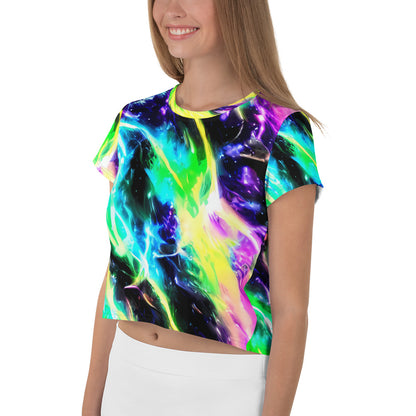 Women's Crop Tee - Chromatic Surge