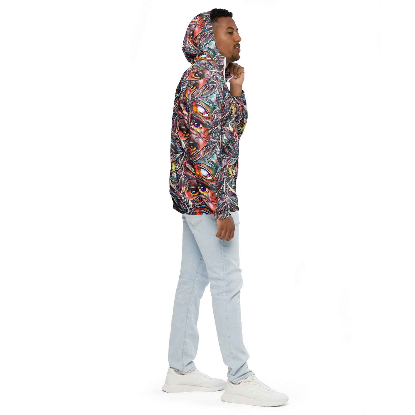 Men's Windbreaker - Prismatic Reverie