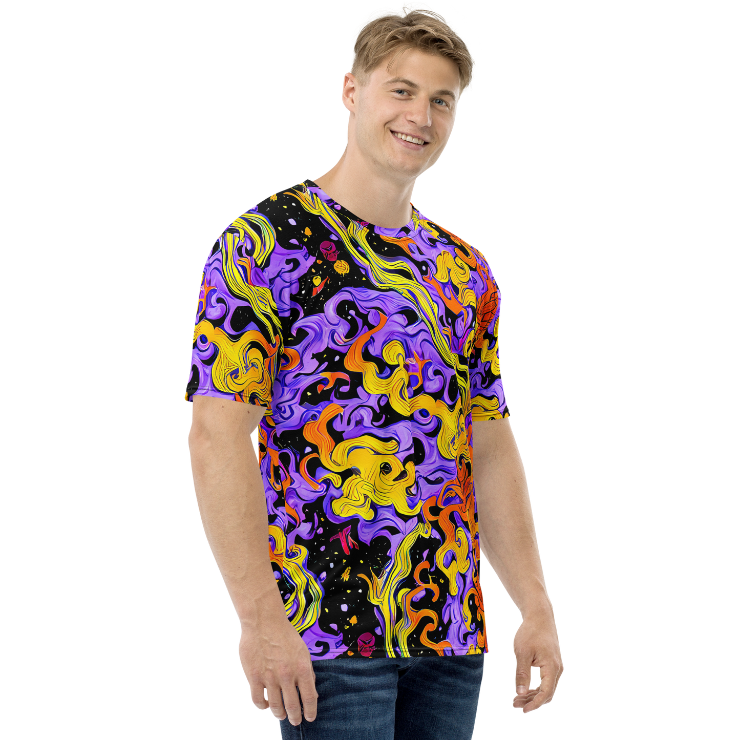 Men's Crew Neck T-Shirt - Bosschaert Swirl