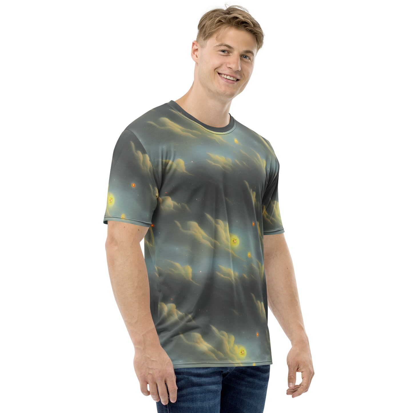 Men's Crew Neck T-Shirt - Dreamy Ascent