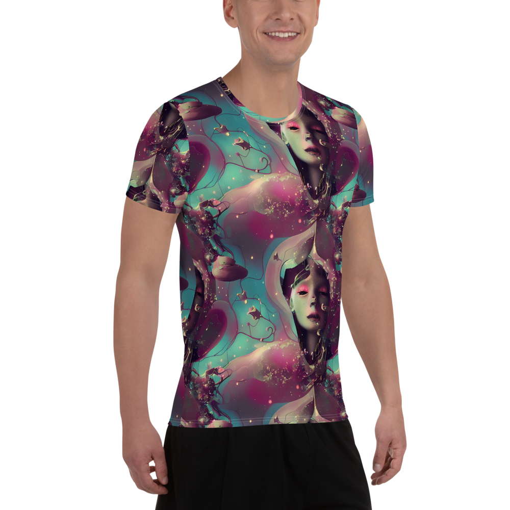 Men's Athletic T-Shirt - Nouveau Galaxy