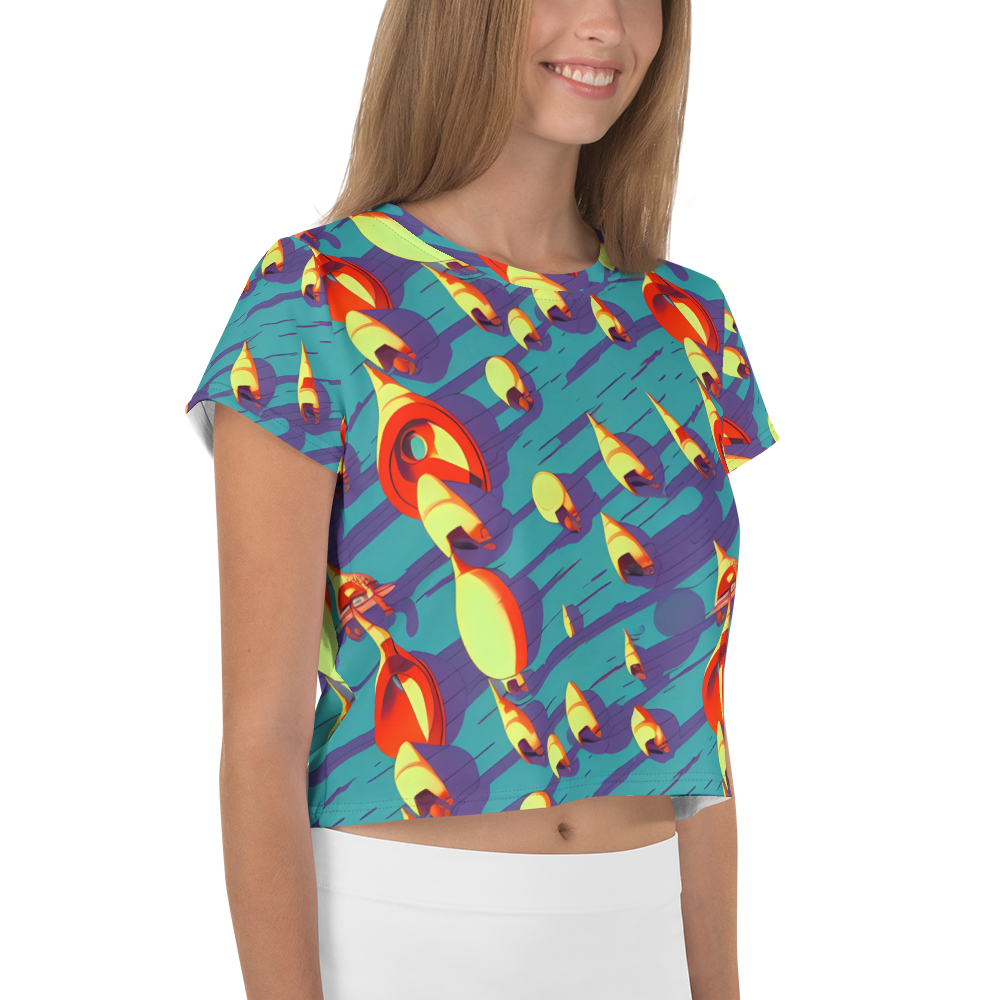Women's Crop Tee - Sailor's Mirage