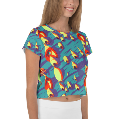 Women's Crop Tee - Sailor's Mirage