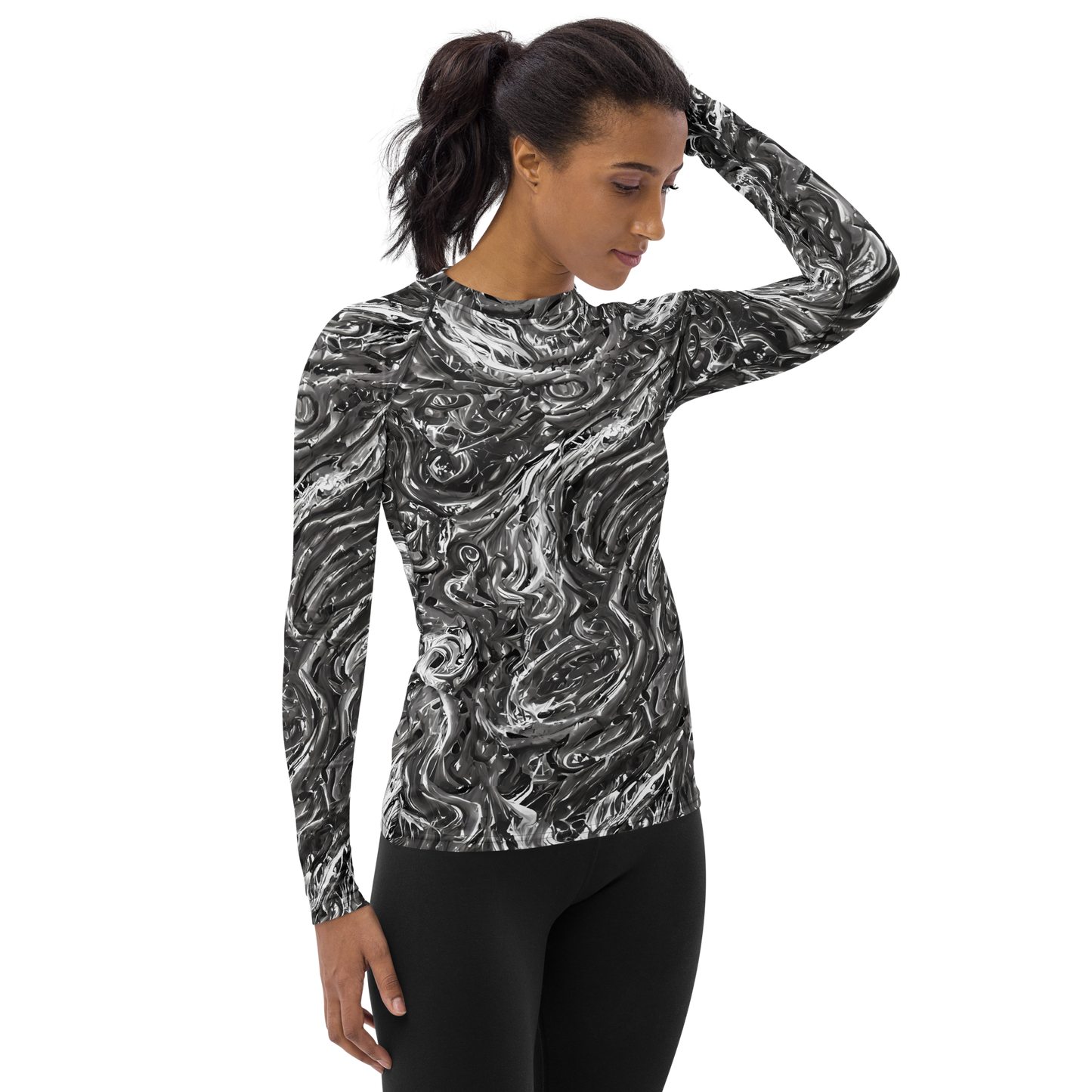 Women's Rash Guard - Nebulous Night