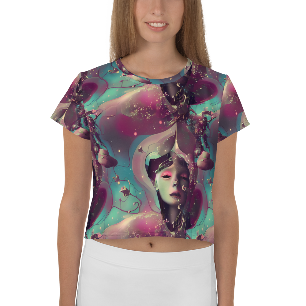 Women's Crop Tee - Nouveau Galaxy