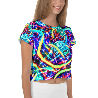 Women's Crop Tee - Fynesian Galaxy