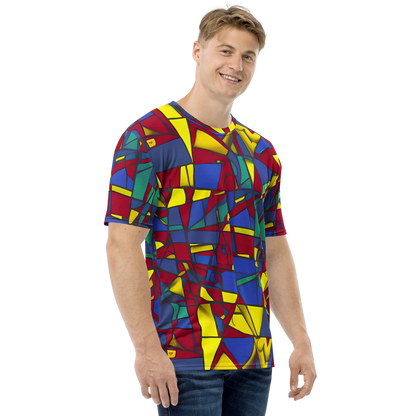 Men's Crew Neck T-Shirt - Vibrant Vexation