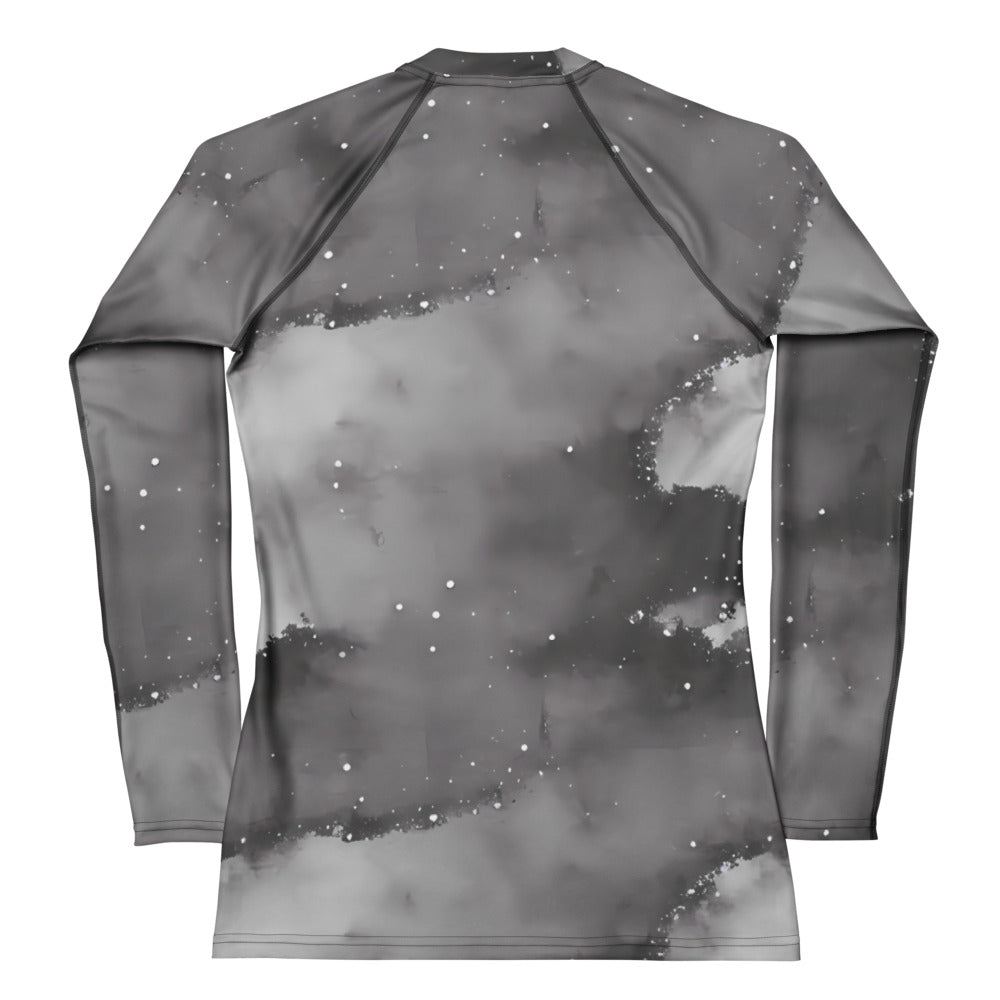 Women's Rash Guard - Monochrome Dreams