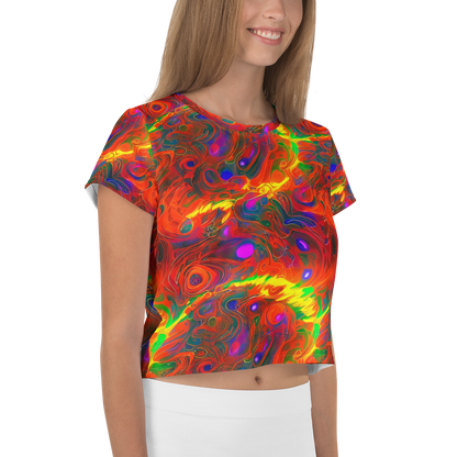 Women's Crop Tee - Blampied Blaze