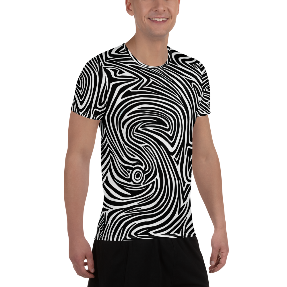 Men's Athletic T-Shirt - Vortex Veins