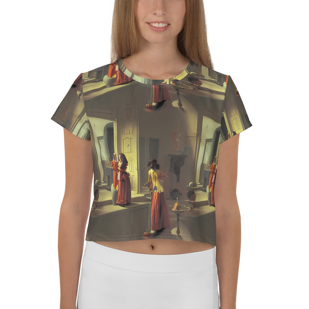 Women's Crop Tee - Surreal Shadows