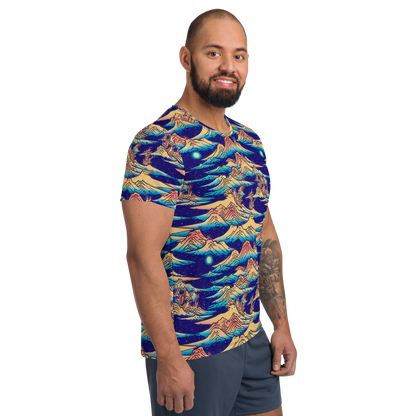 Men's Athletic T-Shirt - Mystical Mountain Mirage