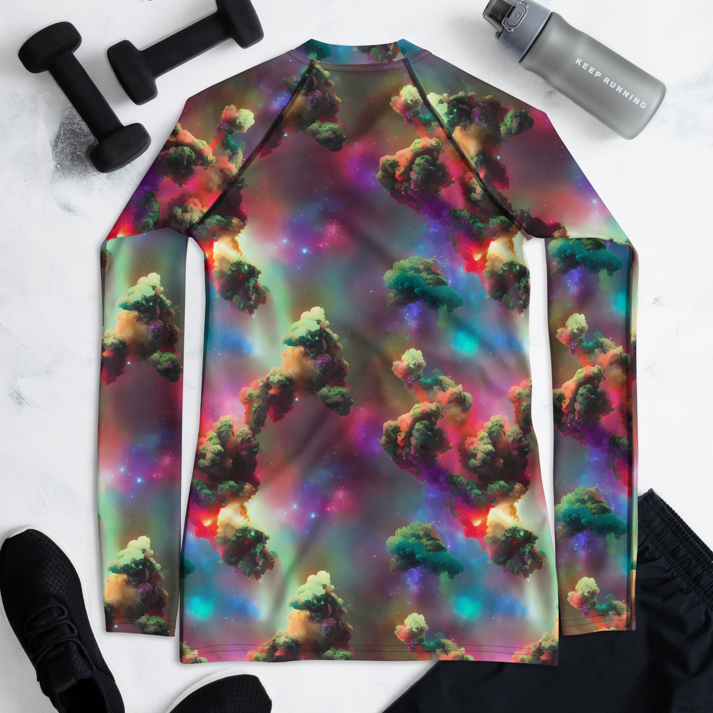 Women's Rash Guard - Nebula Dreams