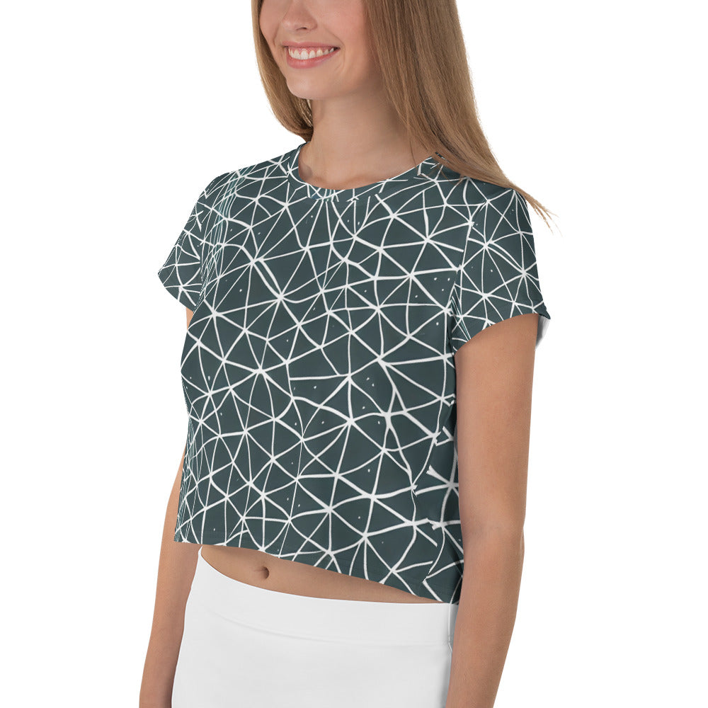 Women's Crop Tee - Infinite Interplay
