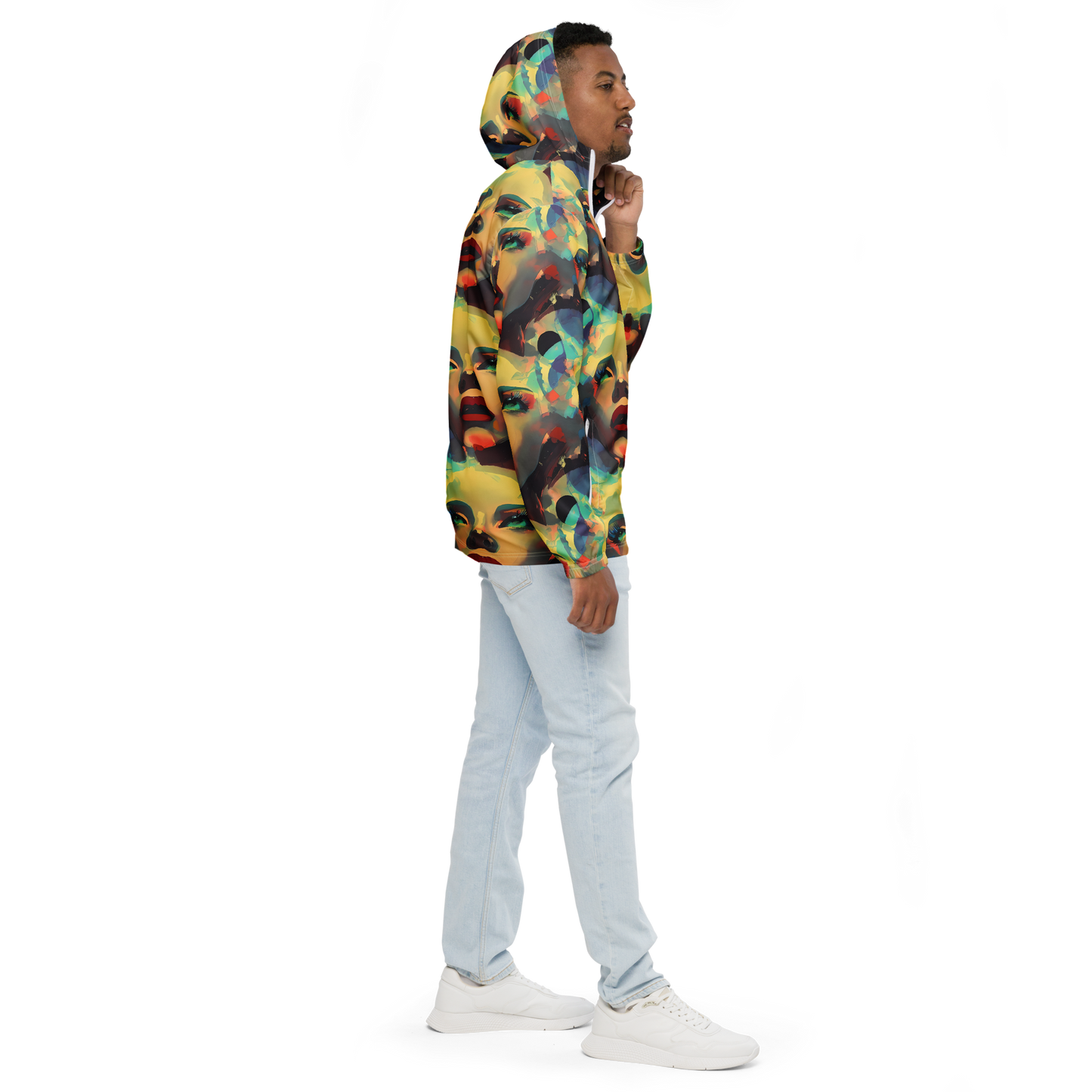 Men's Windbreaker - Astral Reflections