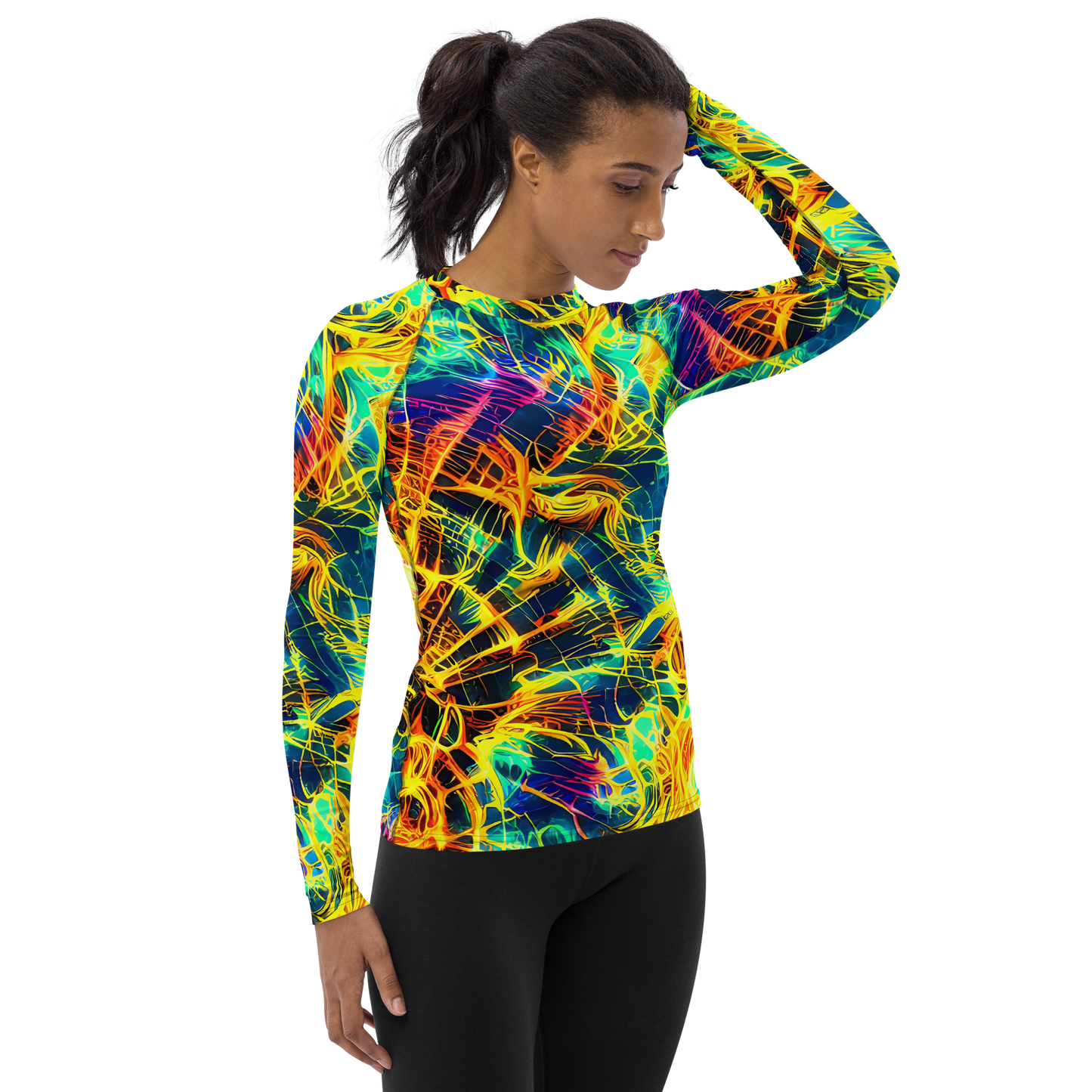 Women's Rash Guard - Kapp's Kaleidoscope