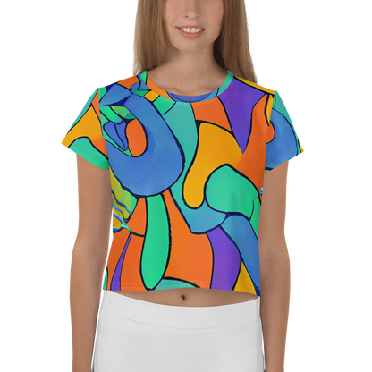 Women's Crop Tee - Archipenko Dream