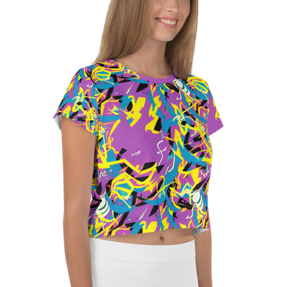 Women's Crop Tee - Galactic Sprawl