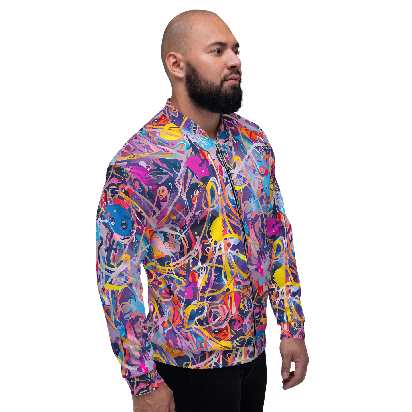 Bomber Jacket - Vibrant Fusion