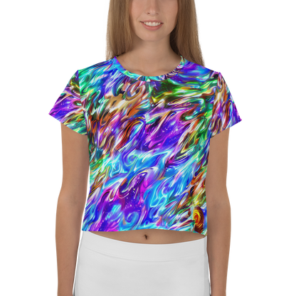 Women's Crop Tee - Faini Whirlwind