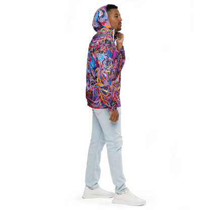 Men's Windbreaker - Vibrant Fusion