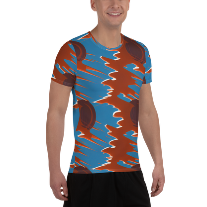 Men's Athletic T-Shirt - Desert Vortex