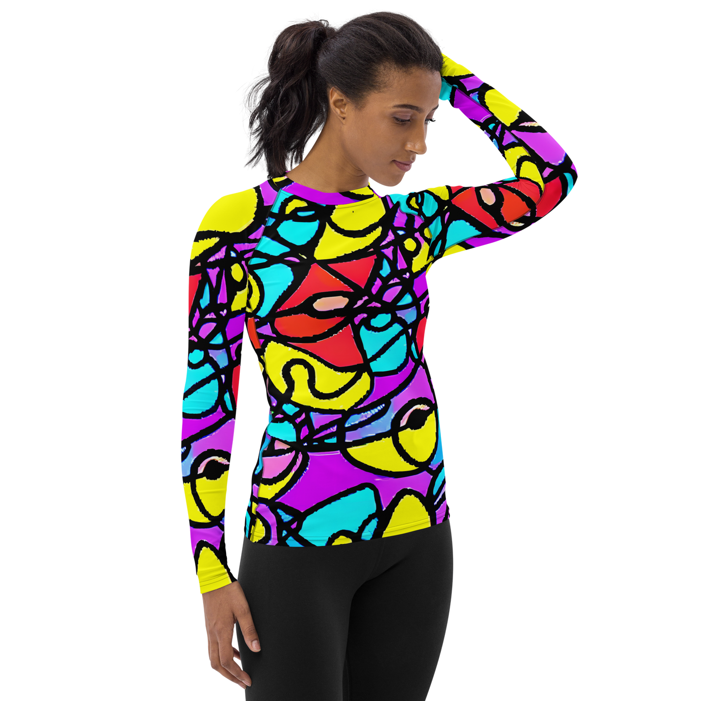 Women's Rash Guard - Radiant Chaos