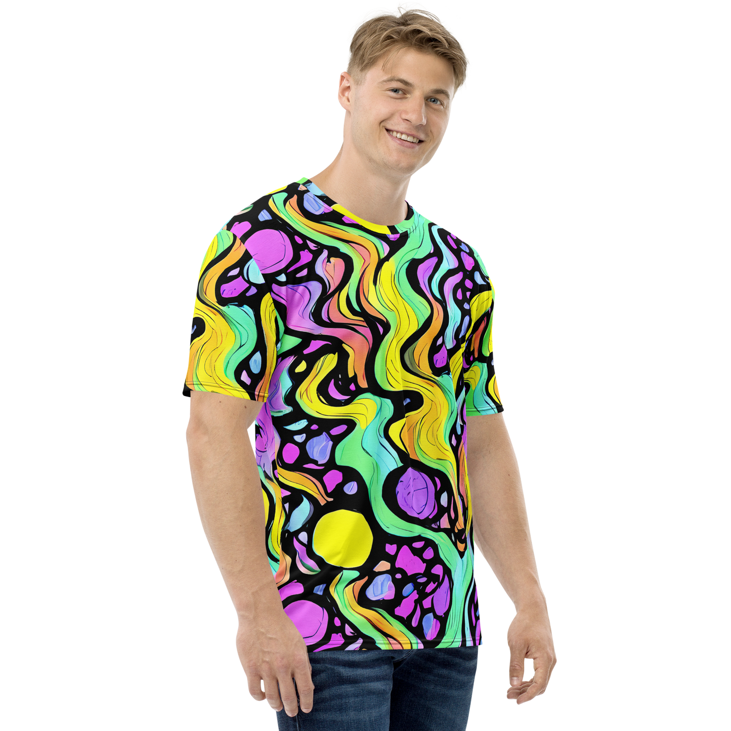 Men's Crew Neck T-Shirt - Sillman Swirl