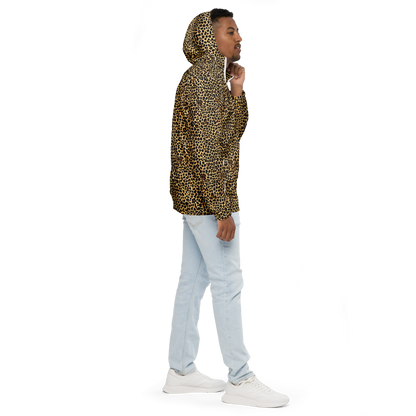 Men's Windbreaker - Cheetah Mosaic